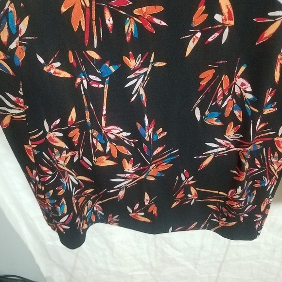 Cynthia Rowley black floral midi jumpsuit - Picture 5 of 10